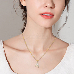 10 pièces en laiton micro pavé pendentifs en zircone cubique claire&nbsp;KK-BBC0024-49