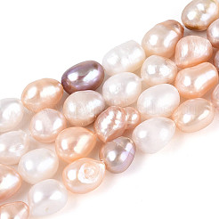 Нити из натурального культивированного пресноводного жемчуга&nbsp;PEAR-N014-05N-02