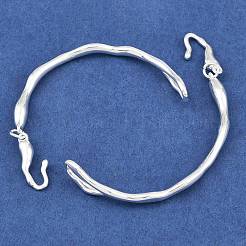 Messingkette mit Haken&nbsp;KK-CBABC34-03S