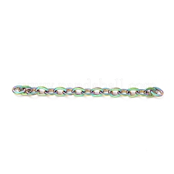 Chaînes porte-câbles en acier inoxydable 304 avec placage ionique (IP)&nbsp;CHS-WH0007-01A-M