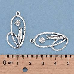 Tibetischen Stil Legierung Anhänger&nbsp;TIBEP-EA11056YKG-AS-FF