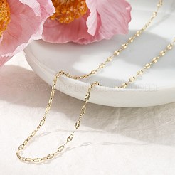 Цепочки-колье из текстурированной цепочкой из нержавеющей стали 304 толщиной 2 мм&nbsp;NJEW-T016-14G