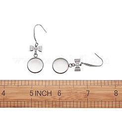 Ganchos para pendientes de acero inoxidable quirúrgico 316&nbsp;STAS-TAC0001-01F