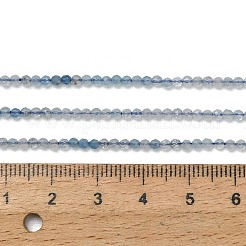 Stränge aus naturblauen Aquamarinperlen mit Farbverlauf&nbsp;G-NH0072-B01-2mm