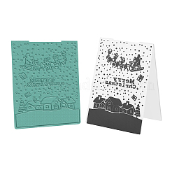 Cartelle di goffratura in plastica natalizia&nbsp;DIY-WH0186-47