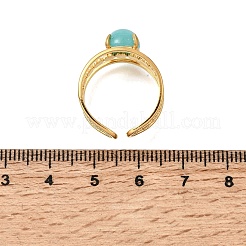 Anillos abiertos para puños de acero inoxidable 304&nbsp;RJEW-D352-02G-01