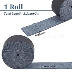 Cordon plat en microfibre simili cuir&nbsp;LC-WH0006-07B-01