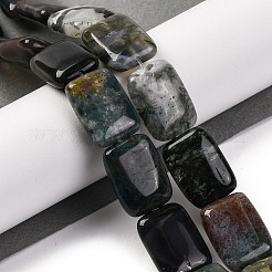 Природного индийского агата бисер нитей&nbsp;G-T047-B25-01