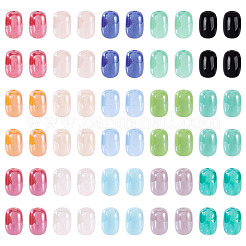 450 pieza de cuentas de vidrio opaco de 15 colores.&nbsp;GLAA-TA0003-25