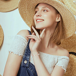 Шармы-соединители из натурального культивированного пресноводного жемчуга&nbsp;PALLOY-FH00007