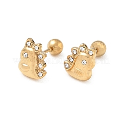 Boucles d'oreilles en acier inoxydable 304&nbsp;SA-CBA1F7E-01G-01