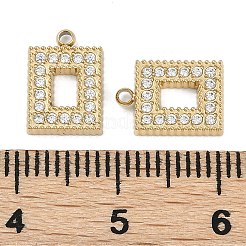 Pendentifs en acier inoxydable 304 micro pavés de zircones cubiques&nbsp;STAS-I325-025G-01