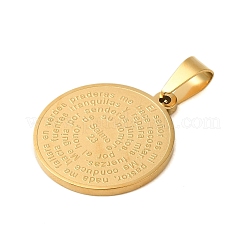 Ionenplattierung (IP) 304 Edelstahlanhänger&nbsp;STAS-C103-31G