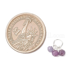 5 шт. двухцветные подвески из натурального малазийского нефрита&nbsp;PALLOY-JF05176-02