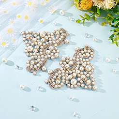 2 Stück Filz-Ornamentzubehör zum Aufnähen&nbsp;DIY-FG0004-33D