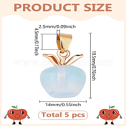 5 шт. подвески из опалита&nbsp;G-LP0001-01
