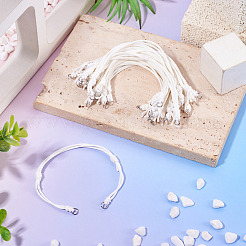 20шт регулируемый корейский вощеный полиэстеровый шнур для изготовления браслета&nbsp;BJEW-TAC0051-01