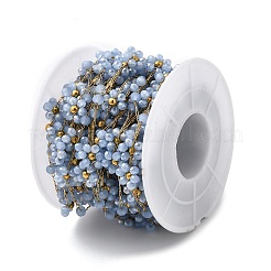 Цепи из нержавеющей стали 304 ручной работы с бусинами&nbsp;CHS-L031-08G-01