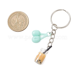 Стеклянные фрукты с бутылками брелки&nbsp;KEYC-JKC01326