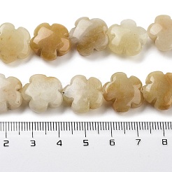 Natürlichen Topas Jade Perlen Stränge&nbsp;G-F769-J01-01
