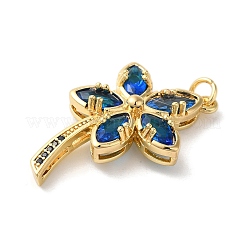 Стойки обшивки латунь микро проложить Циркон подвеску&nbsp;KK-U022-13B-G