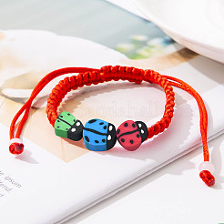 5 нить бус из полимерной глины ручной работы.&nbsp;CLAY-SC0001-45A