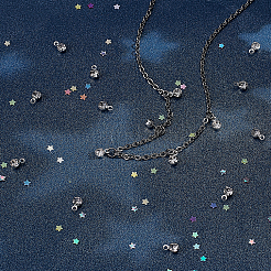 100 Stück Messing-Kristall-Strass-Anhänger&nbsp;KK-PH0003-81