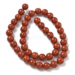 Grade A d'un jaspe rouge naturel brins de perles&nbsp;G-P075-36-8mm