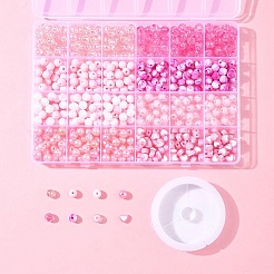 Набор для самостоятельного изготовления украшений в розовой цветовой гамме&nbsp;DIY-FS0008-78