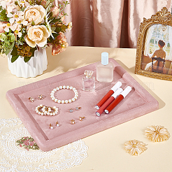 Прямоугольные деревянные подставки для демонстрации украшений&nbsp;ODIS-WH0043-178B-01