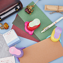 3шт. 3-х цветный пластиковый дырокол&nbsp;TOOL-HY0001-03