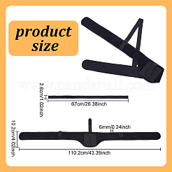 Кобура для пистолета из синтетического каучука и полиэстера на плечо и подмышку&nbsp;AJEW-WH0596-090B