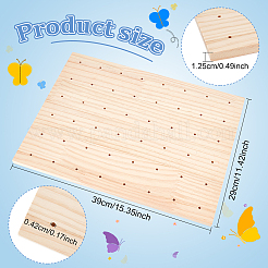 Прямоугольные стенды для леденцов из натурального дерева&nbsp;ODIS-WH0030-54A