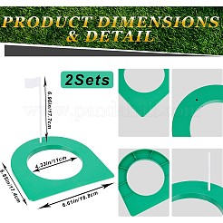 Пластиковые стаканчики для гольфа&nbsp;DIY-WH0297-59