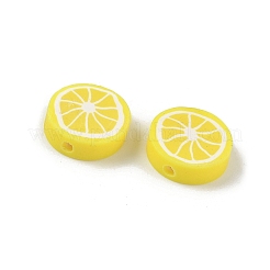 Бусины из полимерной глины ручной работы с фруктово-овощной тематикой&nbsp;CLAY-F006-02H