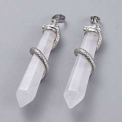 Натуральный кварцевый кристалл большие остроконечные подвески&nbsp;G-F696-B15