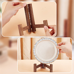 3 шт. 3 стиля фоторамки из цельного дерева на петлях&nbsp;ODIS-GA0001-62