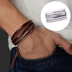 10 шт. плоский шнур из искусственной кожи&nbsp;WL-DC0001-02F