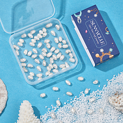 4 нить бусин из натурального культивированного пресноводного жемчуга&nbsp;PEAR-SC0001-43