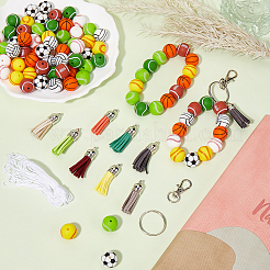 Набор для самостоятельного изготовления брелока в виде спортивного мяча&nbsp;DIY-SP0001-48