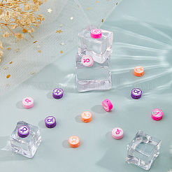 400шт 4 стиля ручной работы бусины из полимерной глины&nbsp;CLAY-FH0001-28