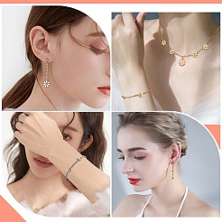 12 шт. подвески-соединители в виде цветка из нержавеющей стали 430&nbsp;JX239A