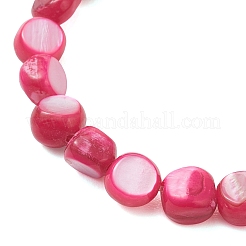 Браслеты из окрашенных натуральных пресноводных ракушек&nbsp;BJEW-JB13397