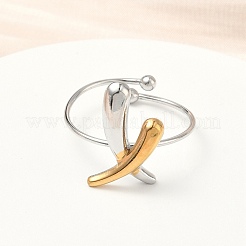 Anelli polsini in acciaio inossidabile 304&nbsp;LS-RJEW-D338-03B-GP