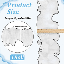 Ruban de dentelle de polyester&nbsp;OCOR-WH20018-62A