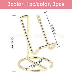 3 Stück 3 Stil Eisen Handy Displayrahmen&nbsp;ODIS-OC0001-19