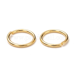 Messing Open Ringe springen&nbsp;KK-M165-10mm-01G-RS