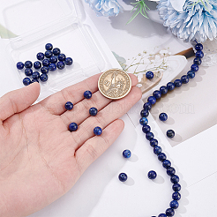 2 нити натуральных бусин из лазурита G-NB0003-18