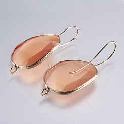 Ganci per orecchini cat eye&nbsp;KK-F737-56C-RS