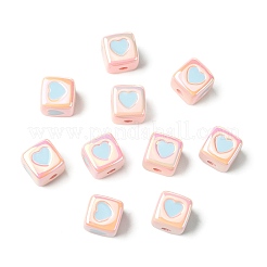 10 шт. непрозрачные акриловые эмалевые бусины&nbsp;ACRC-FS0001-02E